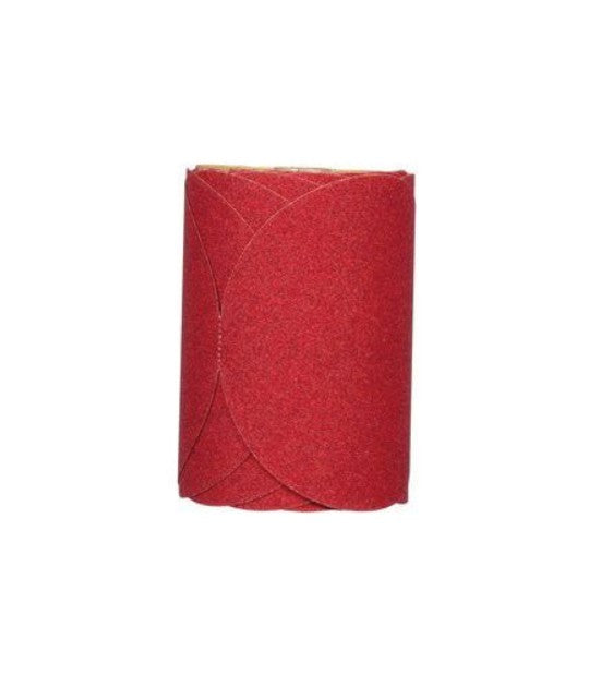 3M 01112 Red Abrasive Stikit Disc 6 Inch P180 Grit (100 Discs/Roll)
