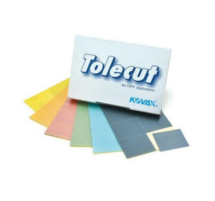 KOVAX Tolecut 191-1522 70 x 114 mm 2000 Grit Green Dry 8-Cut Block Sheet 25/Box