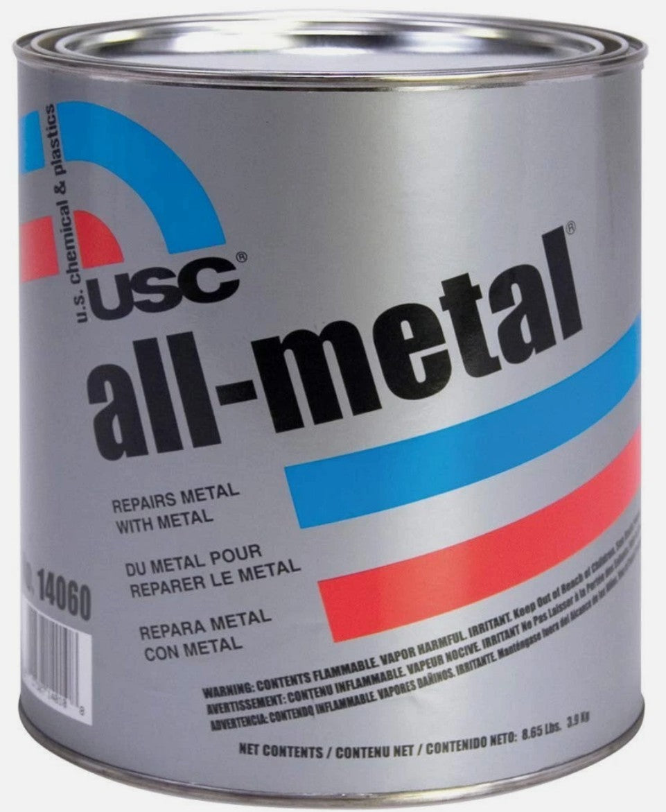 US Chemical All-Metal 14060 Specialty Body Filler, 1 qt Can