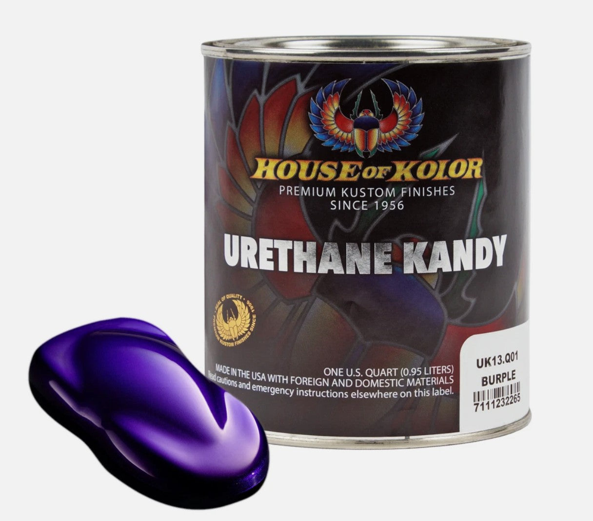 House of Kolor UK13 Burple Kosmic Kolor Urethane Kandy Auto Paint 1 Quart