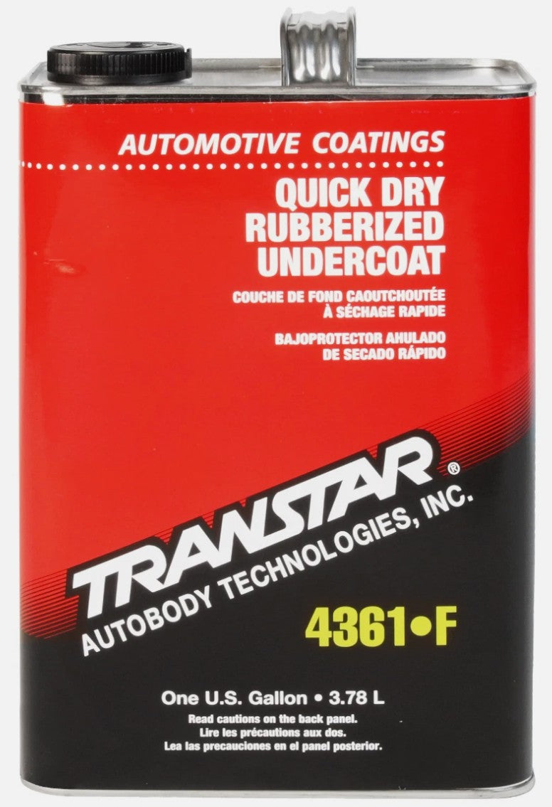 Transtar 4361F Quick Dry Black Rubberized Undercoat (Gallon)